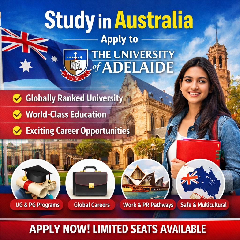 Learn in Australia ✨ Apply to Adelaide University to Create Your Global Future