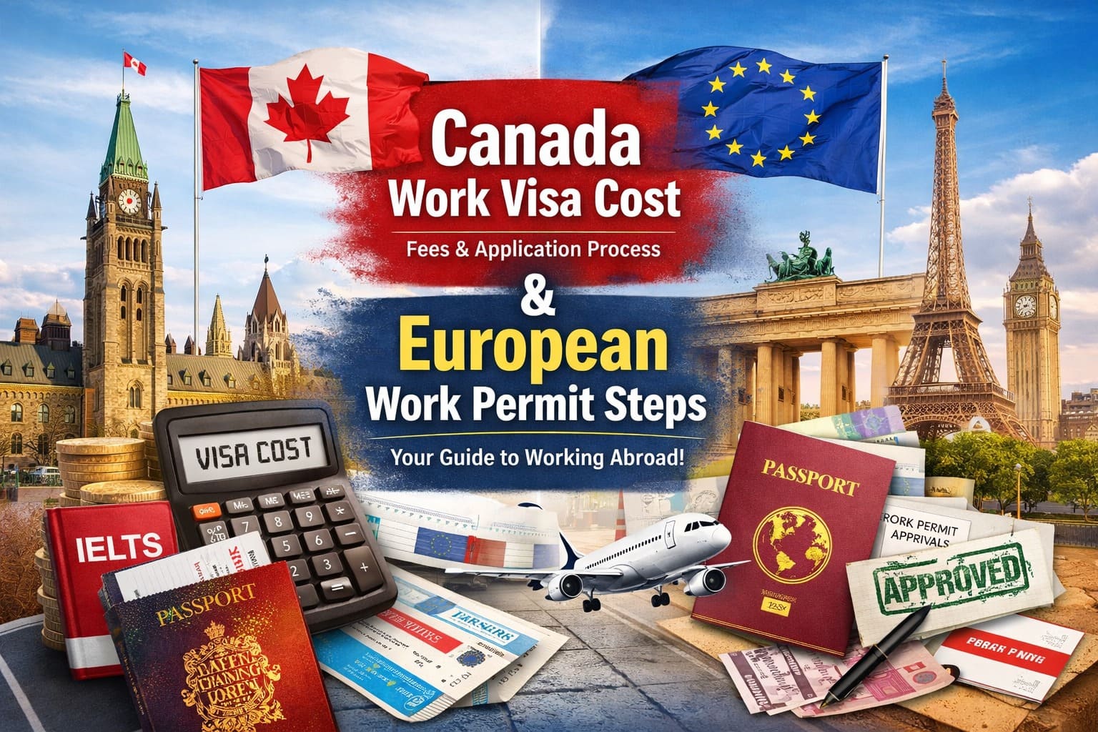 Canada Work Visa Costs and Direct Application Process for European Work Permits (2026 Guide)