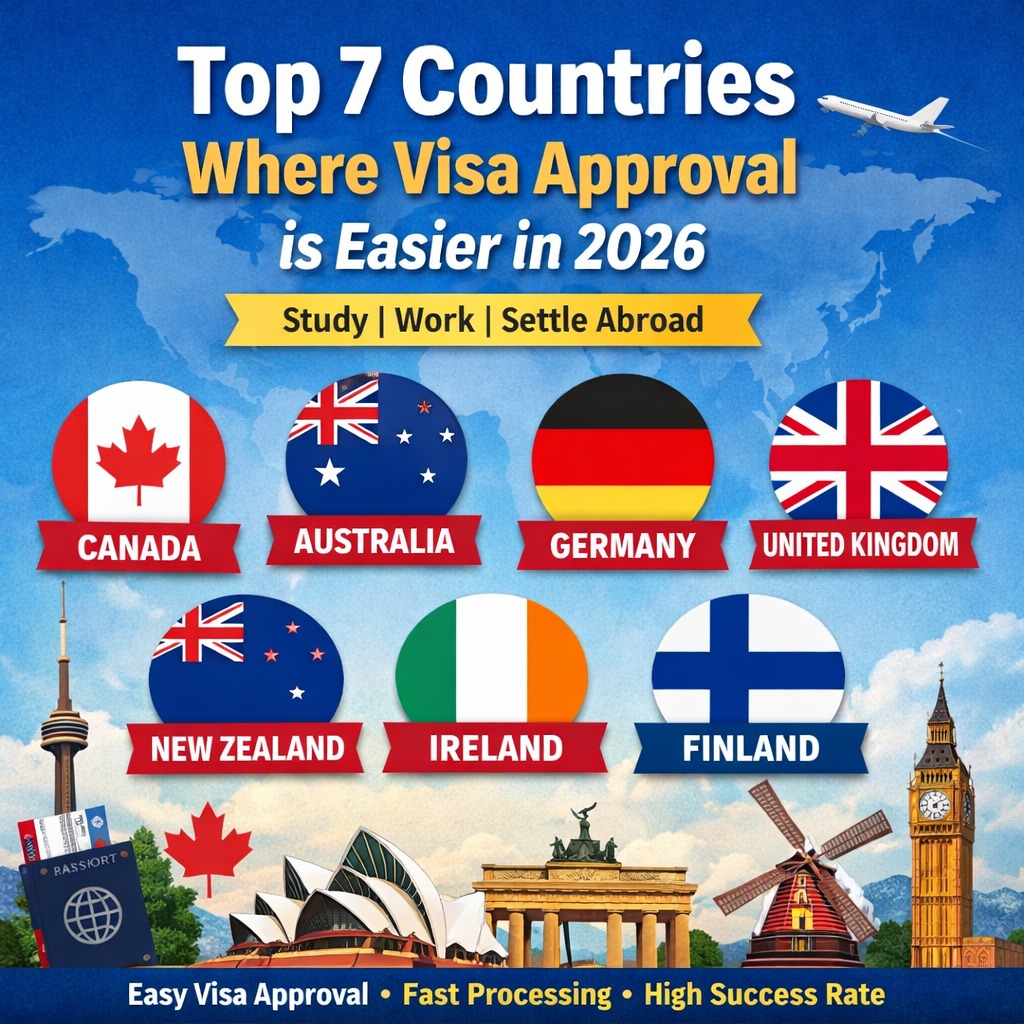 The Top 7 Countries in 2026 for Easy Visa Approval