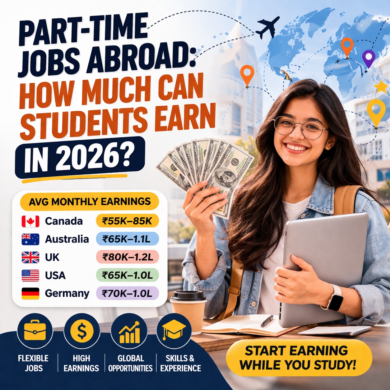 Out of Country Gigs for Students: What Income Can Scholars Expect in 2026?