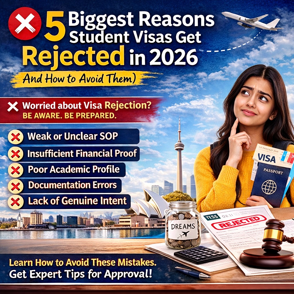 The Top 5 Reasons Student Visas Will Be Denied in 2026 (And How to Prevent Them)