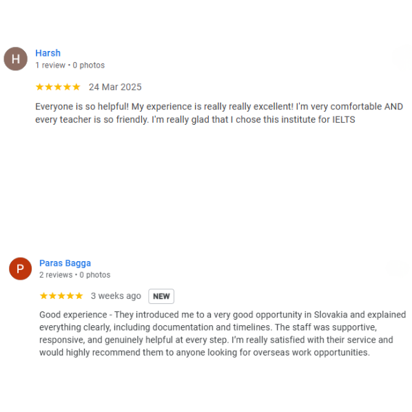 Google Review Testimonial