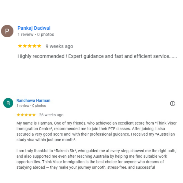 Google Review Testimonial