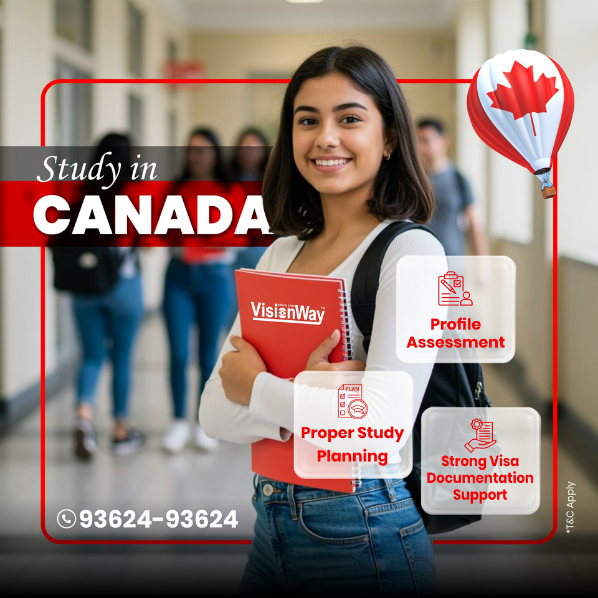 Study visa Canada guidance VisionWay