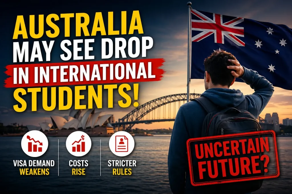 Australia Study Outlook 2026: Why International Student Numbers May Decline and What Indian Students Should Do
