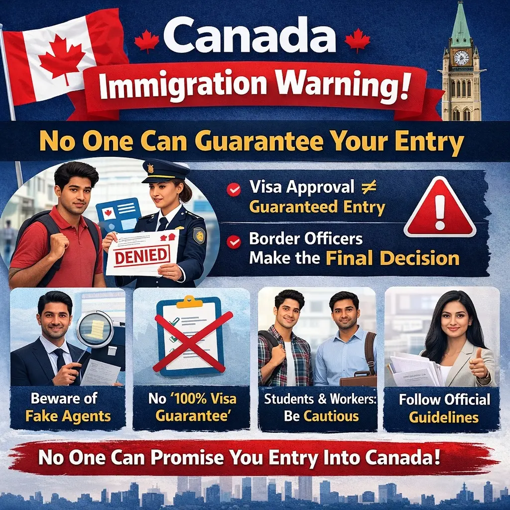 🚨 Canada Immigration Warns: No One Can Ensure Travelers’ Entry