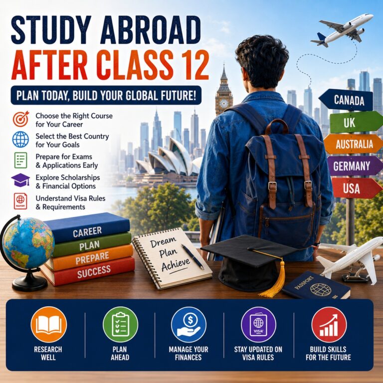 Study Abroad in 2026 After Class 12: Astute Planning Advice for Indian Students