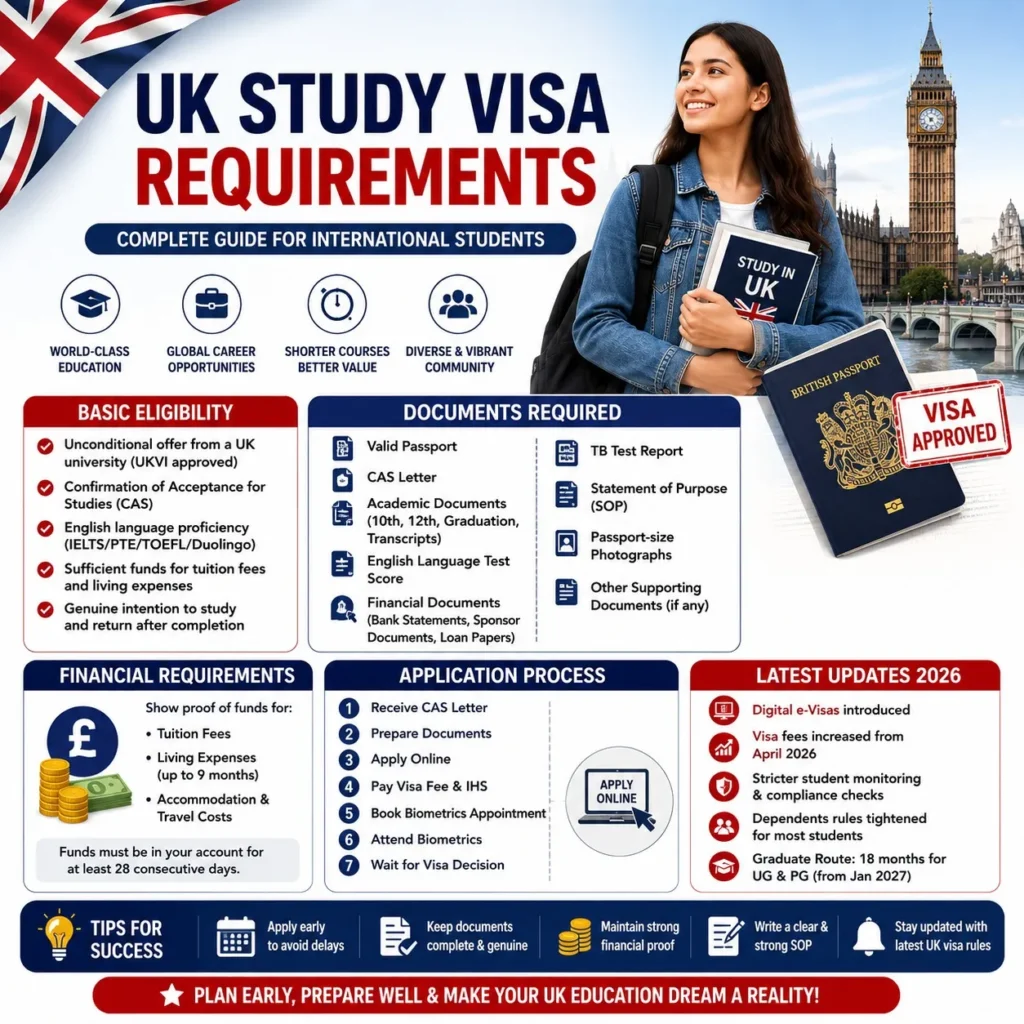 2026 UK Study Visa Requirements: A Comprehensive Guide for Foreign Students