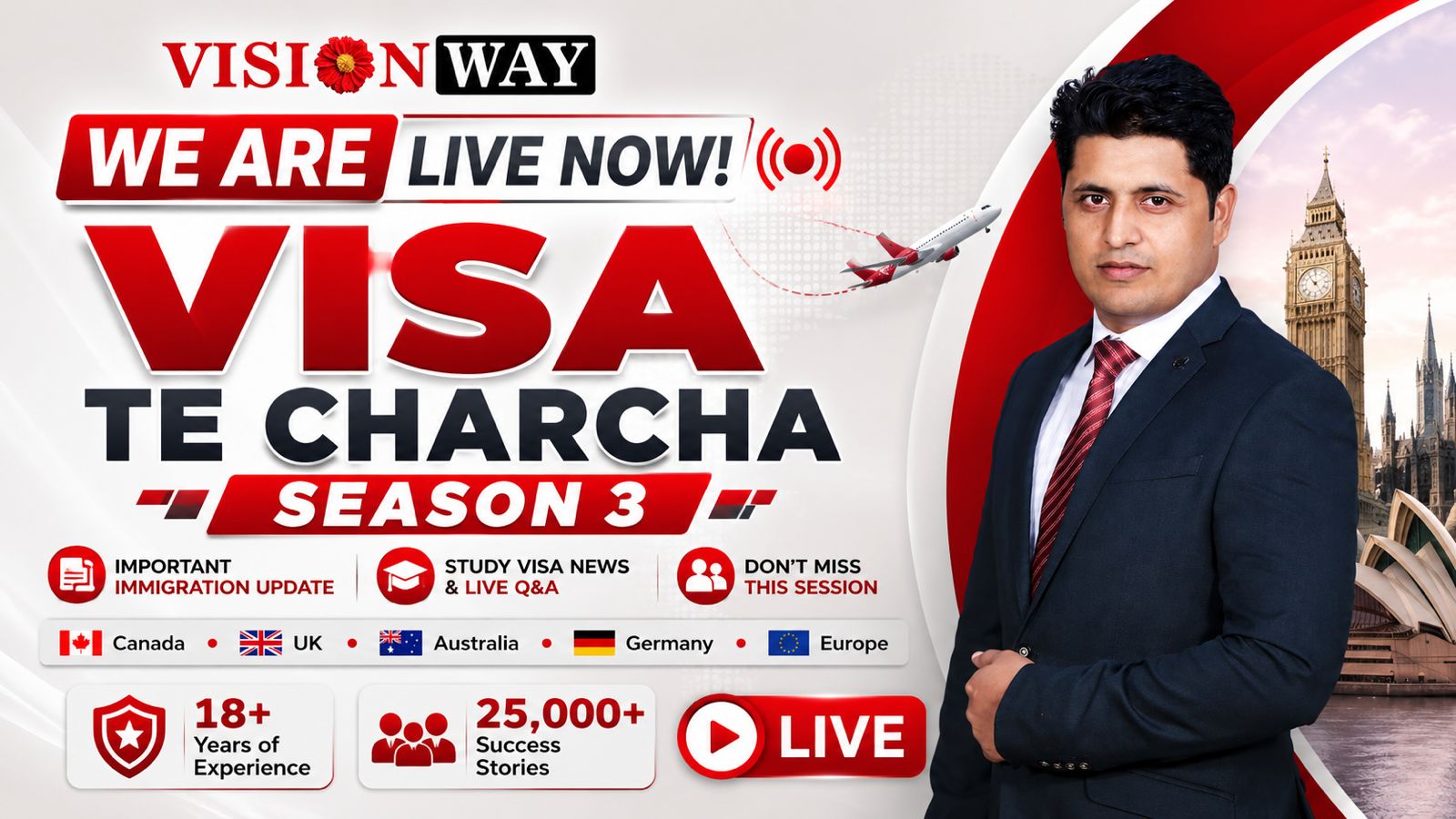 Visa Te Charcha live session — VisionWay